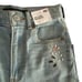 NWT Express Women Sz 23 00R Distressed High Rise Gem Ankle Jeggings Jean Denim