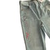 NWT Express Women Sz 23 00R Distressed High Rise Gem Ankle Jeggings Jean Denim