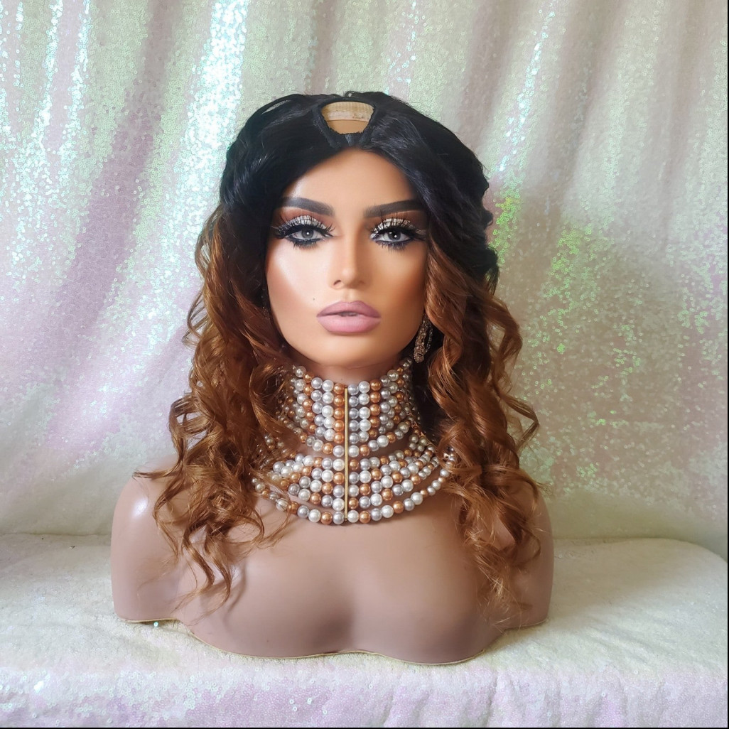 100% virgin human hair U-part wig 16