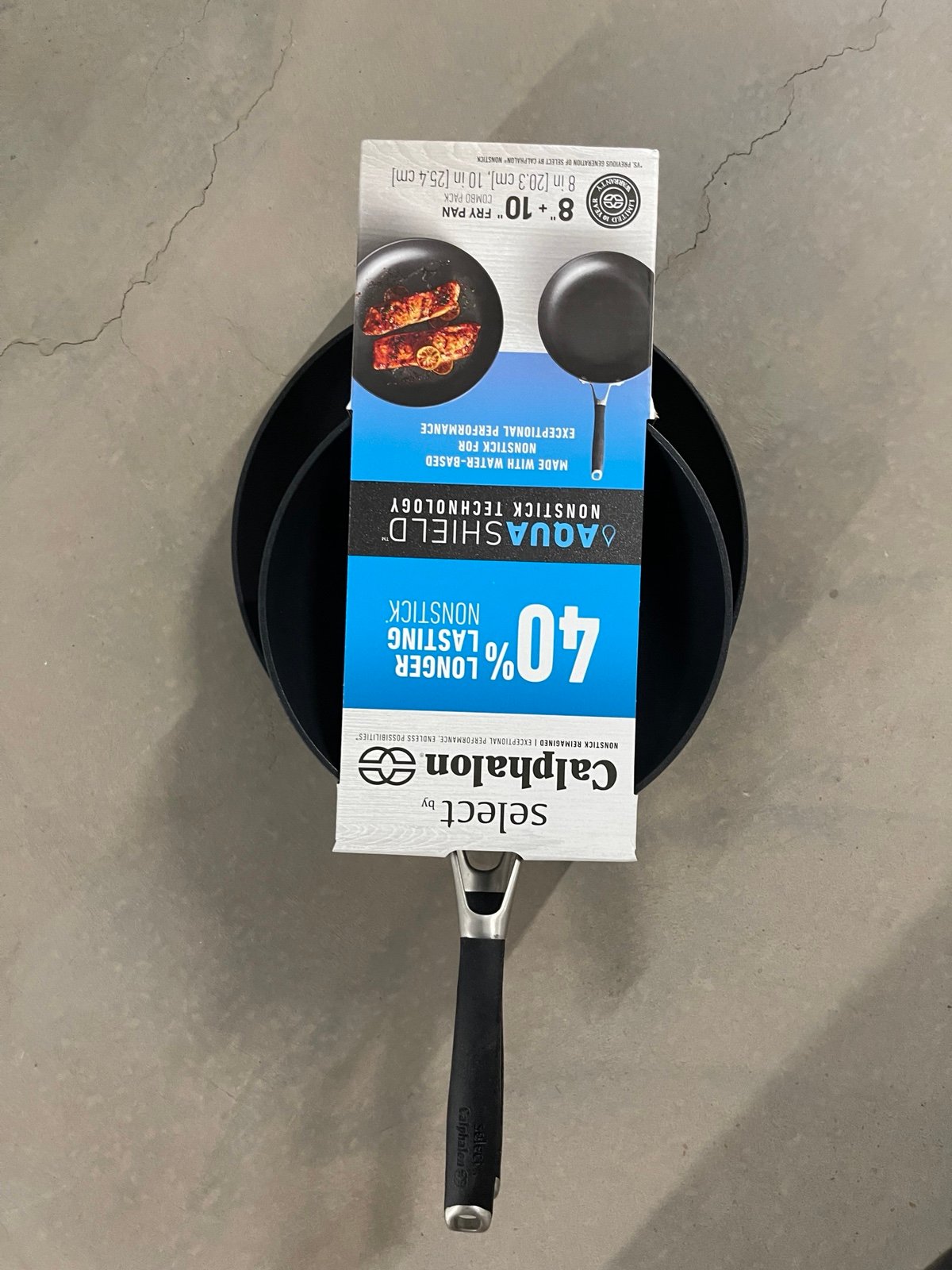 Brand New Two pack Select byCalphalon Nonstick pans With Aqua Shield technology