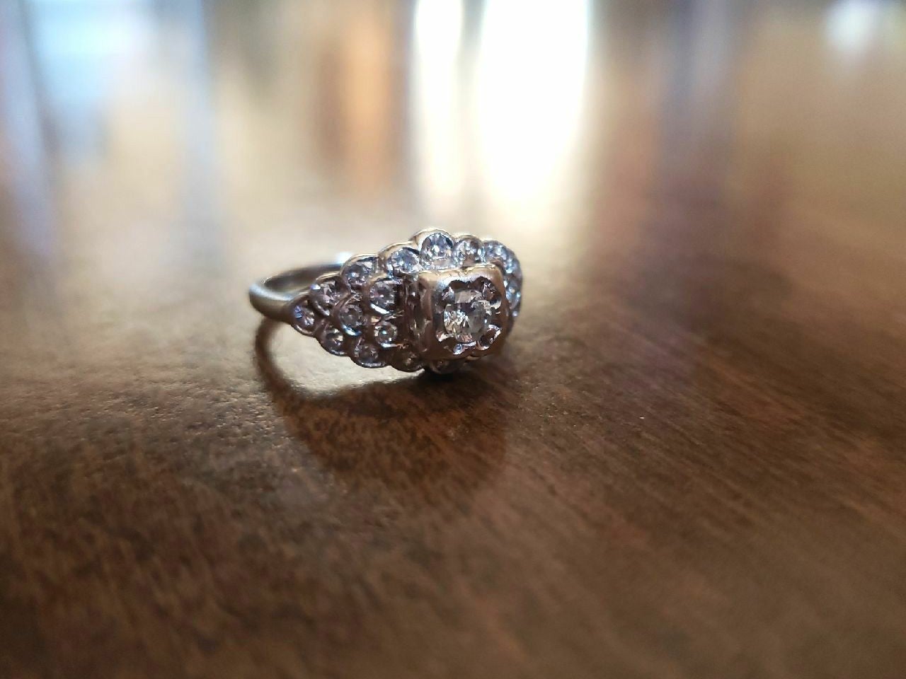 A Real Gold and Diamond Ring