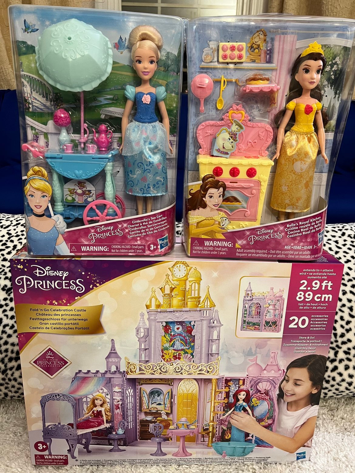 Princess Castle Extra Two Dolls & More Accessories Bundle