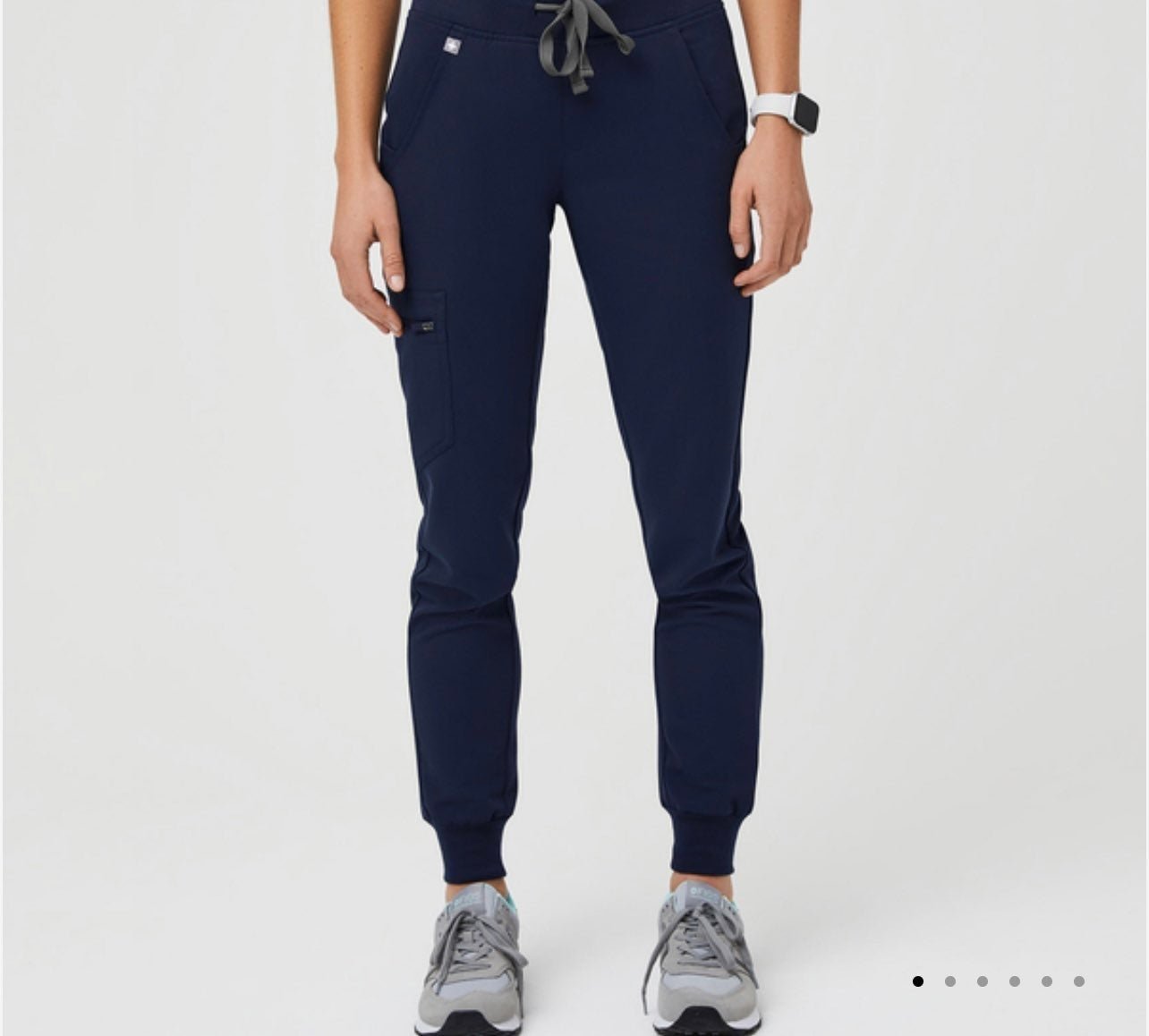 FIG Clothing Zamora Jogger Scrub Pants in Navy