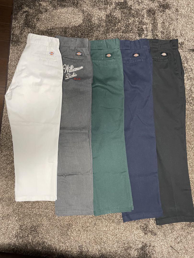 Dickies pants set of 5, available in various colors, can be sold as a set or individually.