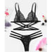 NWT Delicate Bandage Lace Lingerie Set
