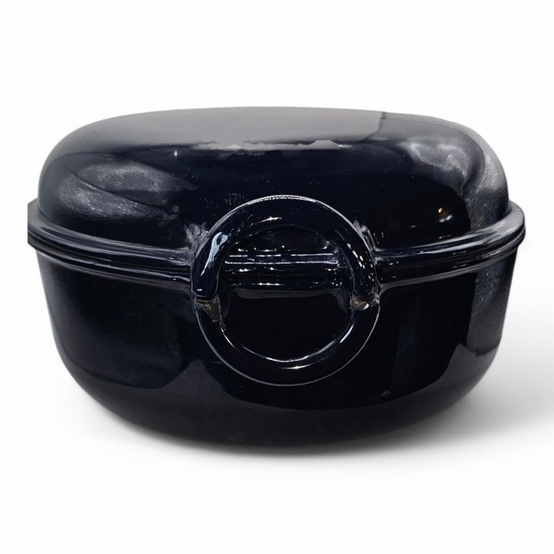 Dansk JHQ Kobencast Orecast Cast Iron Blue Enamel 3 Quart Dutch Oven Vintage