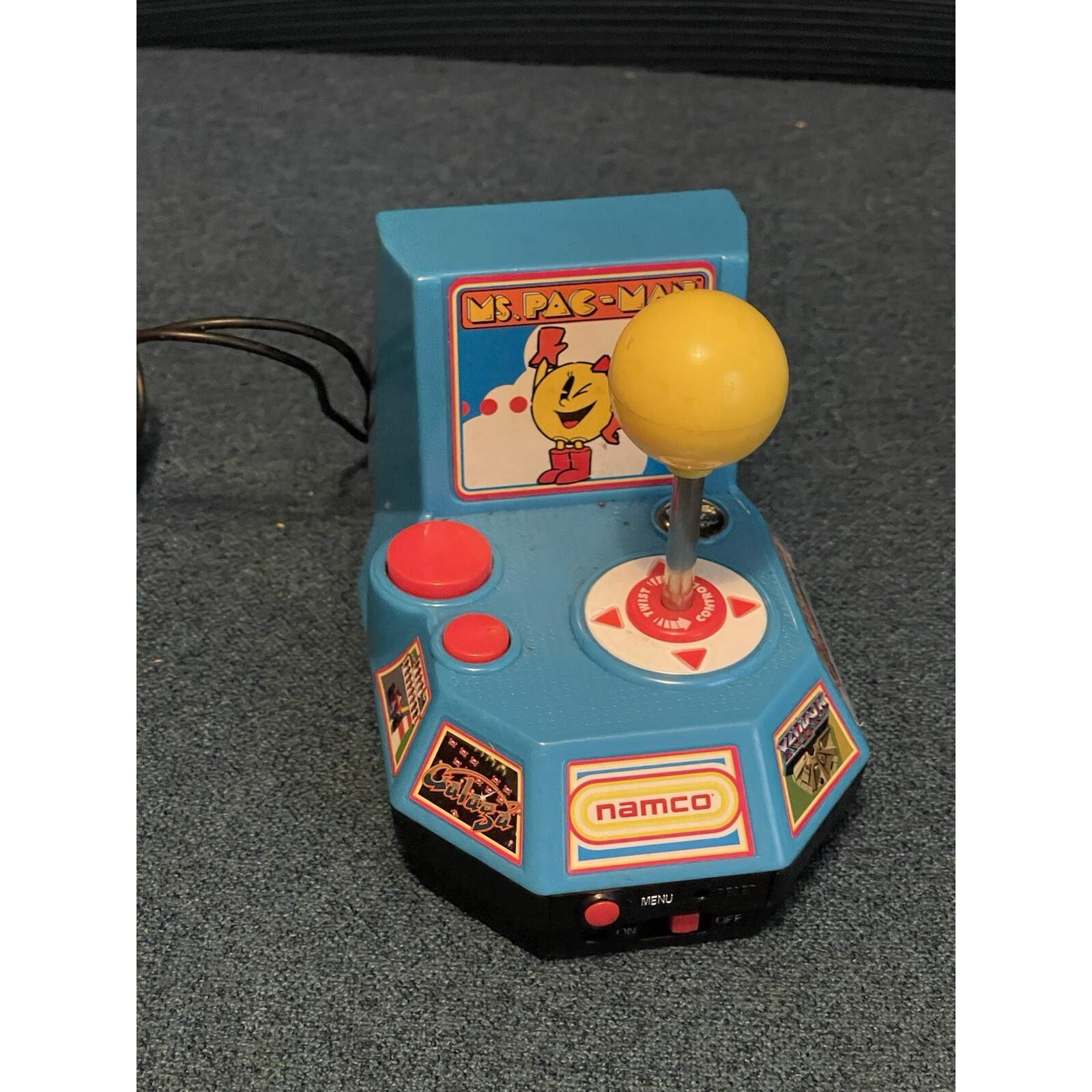 Namco Ms. Pac-Man Plug & Play Controller with 5 TV Games Tested