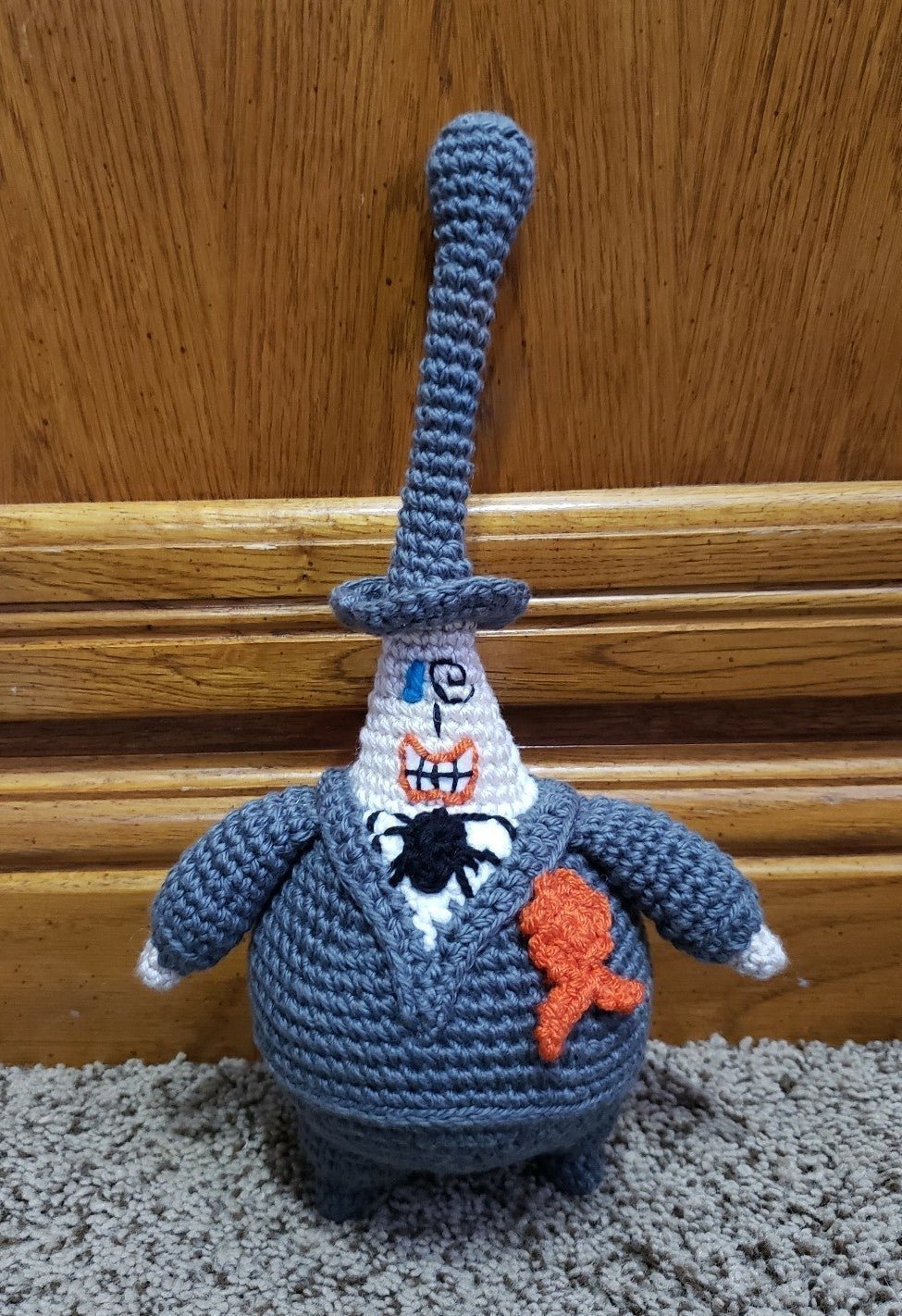 Handmade Crochet Mayor of Halloween Town