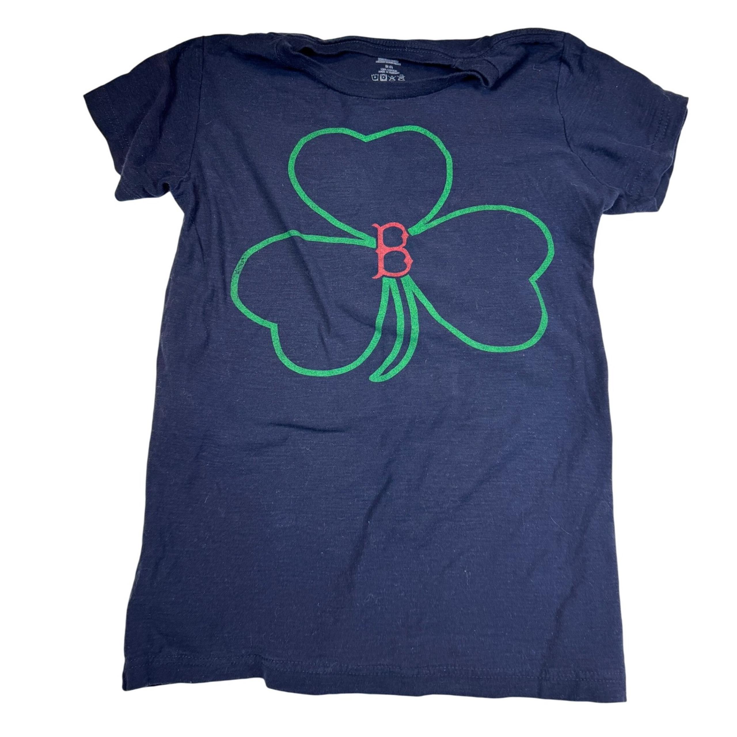 Wright and Ditson Women's Boston Red Sox T-Shirt Shamrock Graphic Tee MLB Medium