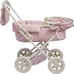 Buggy-Style Baby Doll Stroller with Retractable Canopy, Storage Underneath,