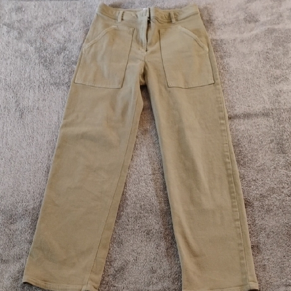 Wilfred Free Modern Utility High Rise Khakis Patch Pockets