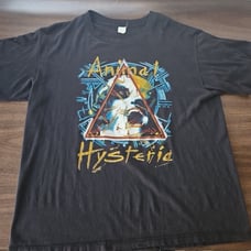 RARE Vintage 80's Def Leppard Hysteria Pour Some Sugar On Me Shirt BOOT? XL