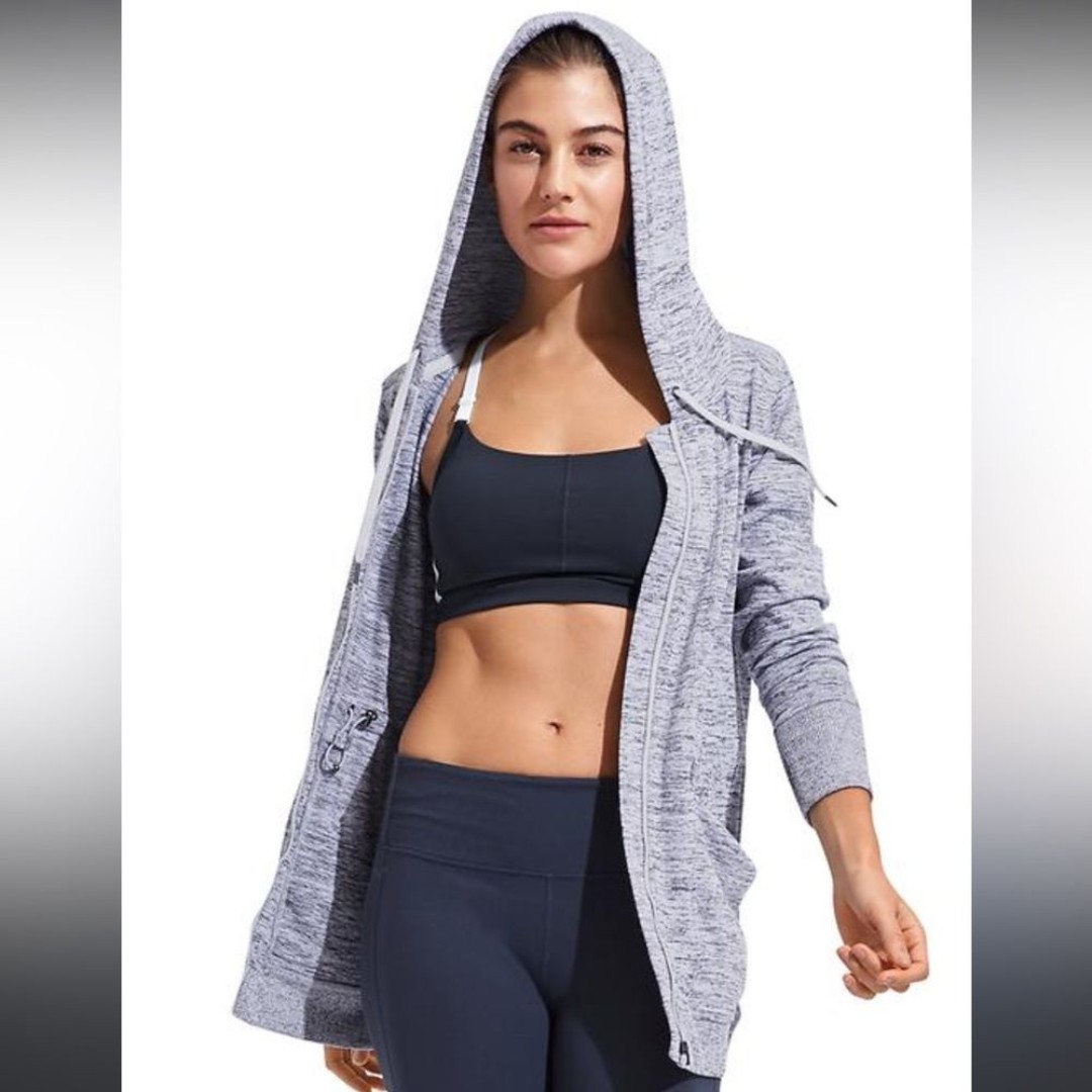 Athleta - Blissful CYA Jacket - Heather Grey - Size Medium - Gently Used!!