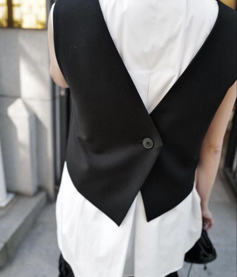 トップス machatt cropped vest machatt Cropped Vest (Black)