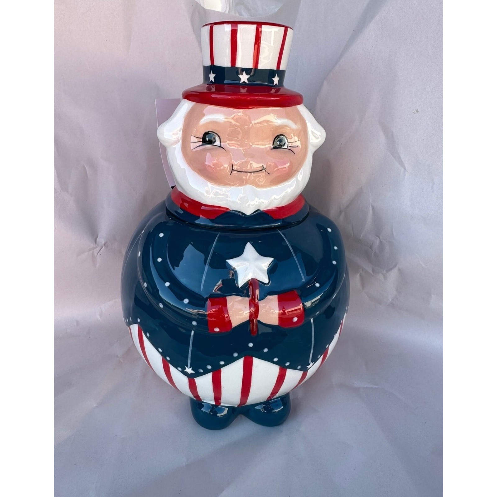 Johanna Parker Liberty Uncle Sam Fourth of July Canister