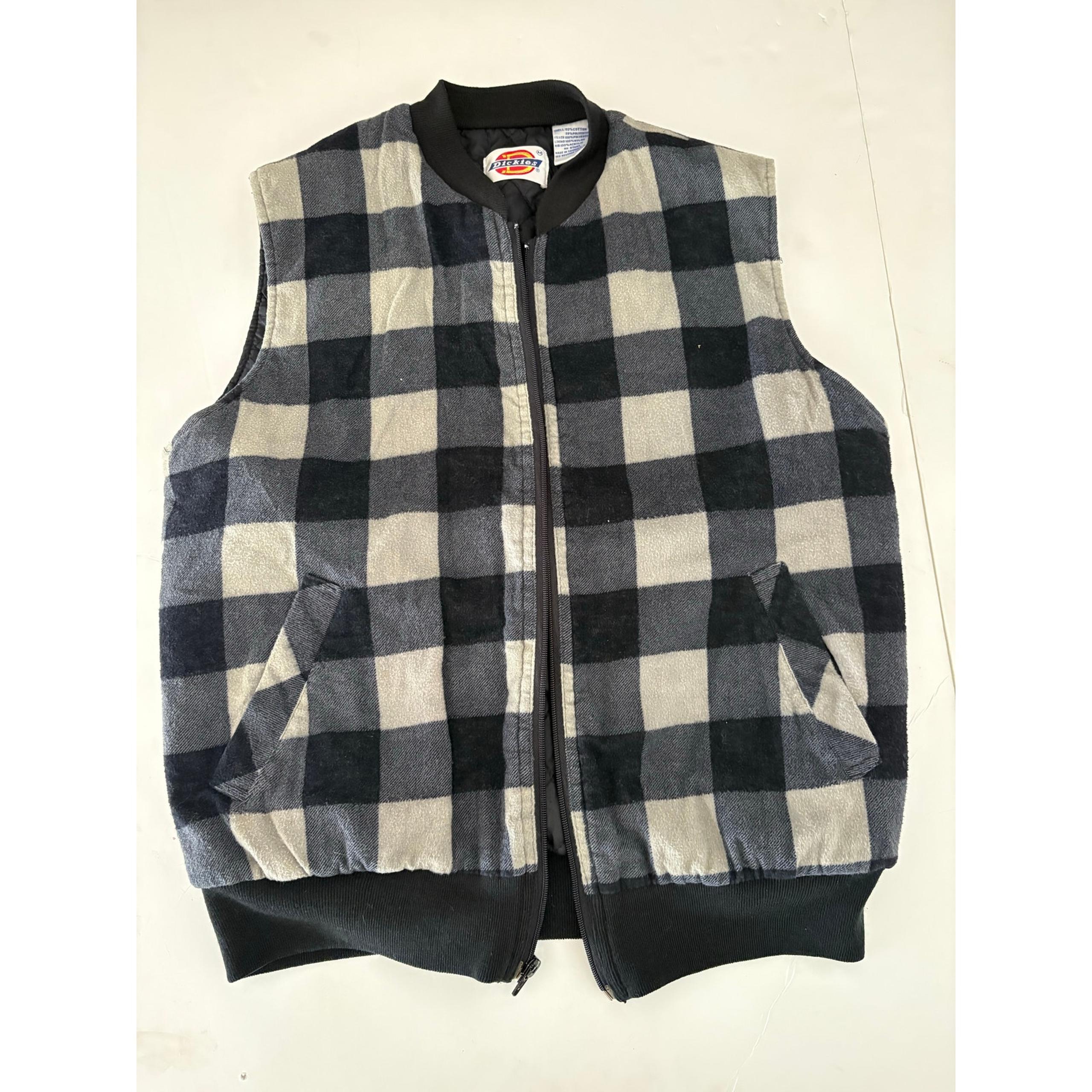 Vintage Dickies lumberjack vest medium