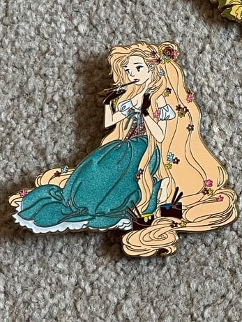 Rapunzel Fantasy Pin