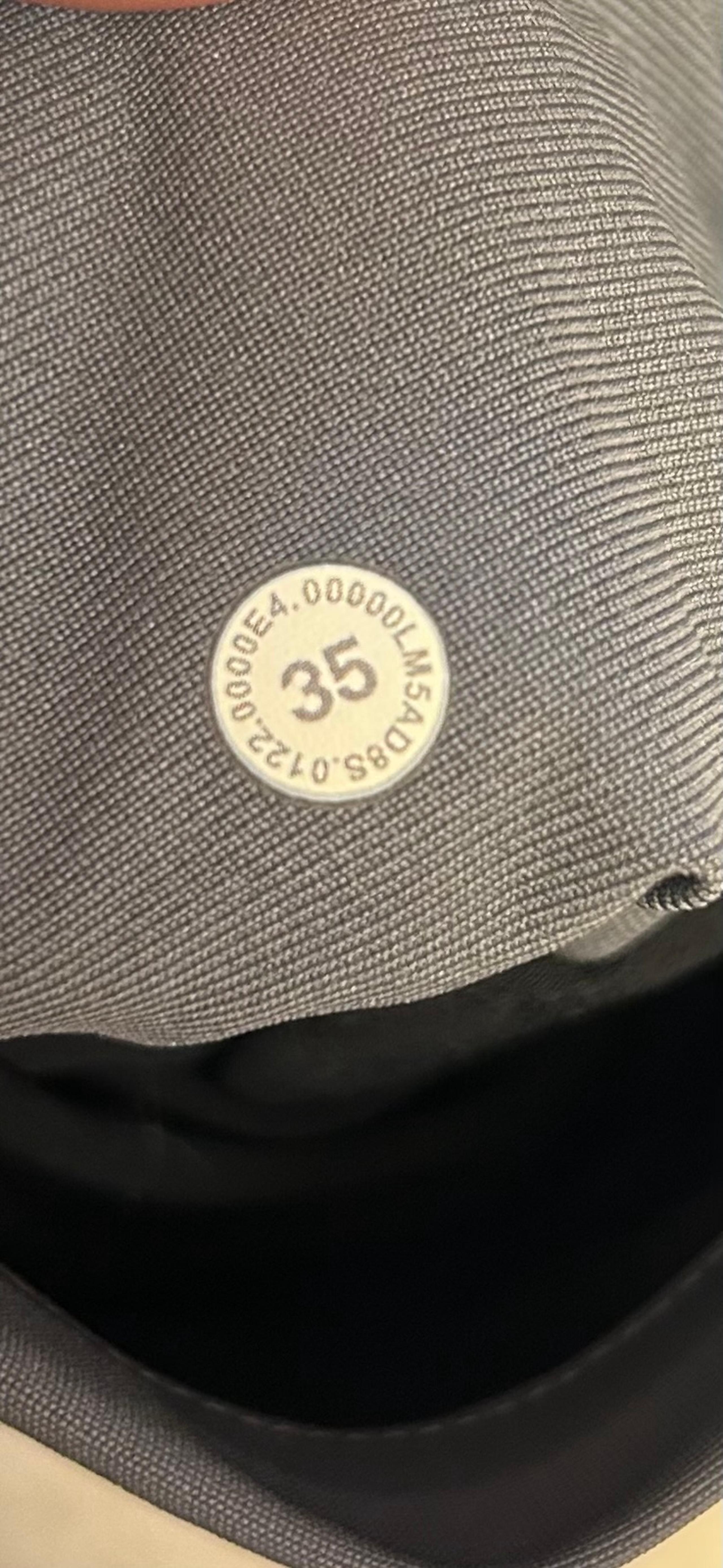 Lululemon ABC Pant Mens 35 Gray Warpstreme Stretch Golf Preppy