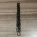 Vintage Mid Century Modern Rivo Swiss Made Black Link Flexible Bracelet