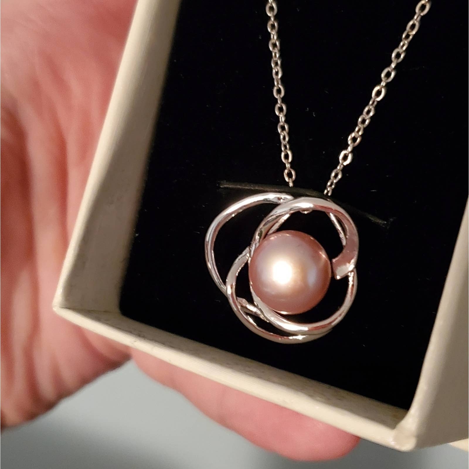 PearlsOnly Lavender Pearl Joan Necklace