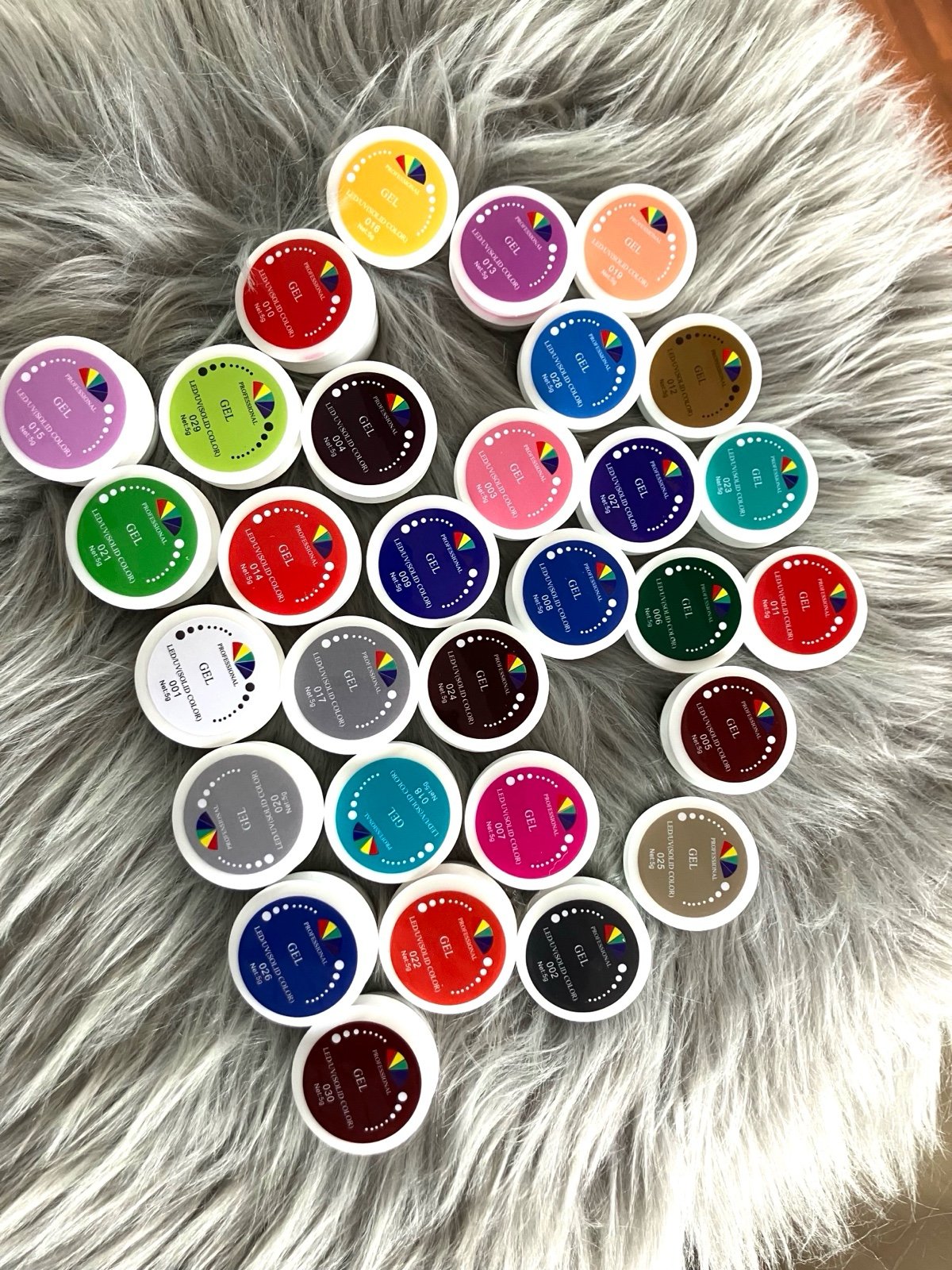 Gel for nails art LED UV SOLID COLOR