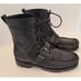 Polo Ralph Lauren Leather Ranger Boots Men’s Size 9.5D Black Buckle Lace Up