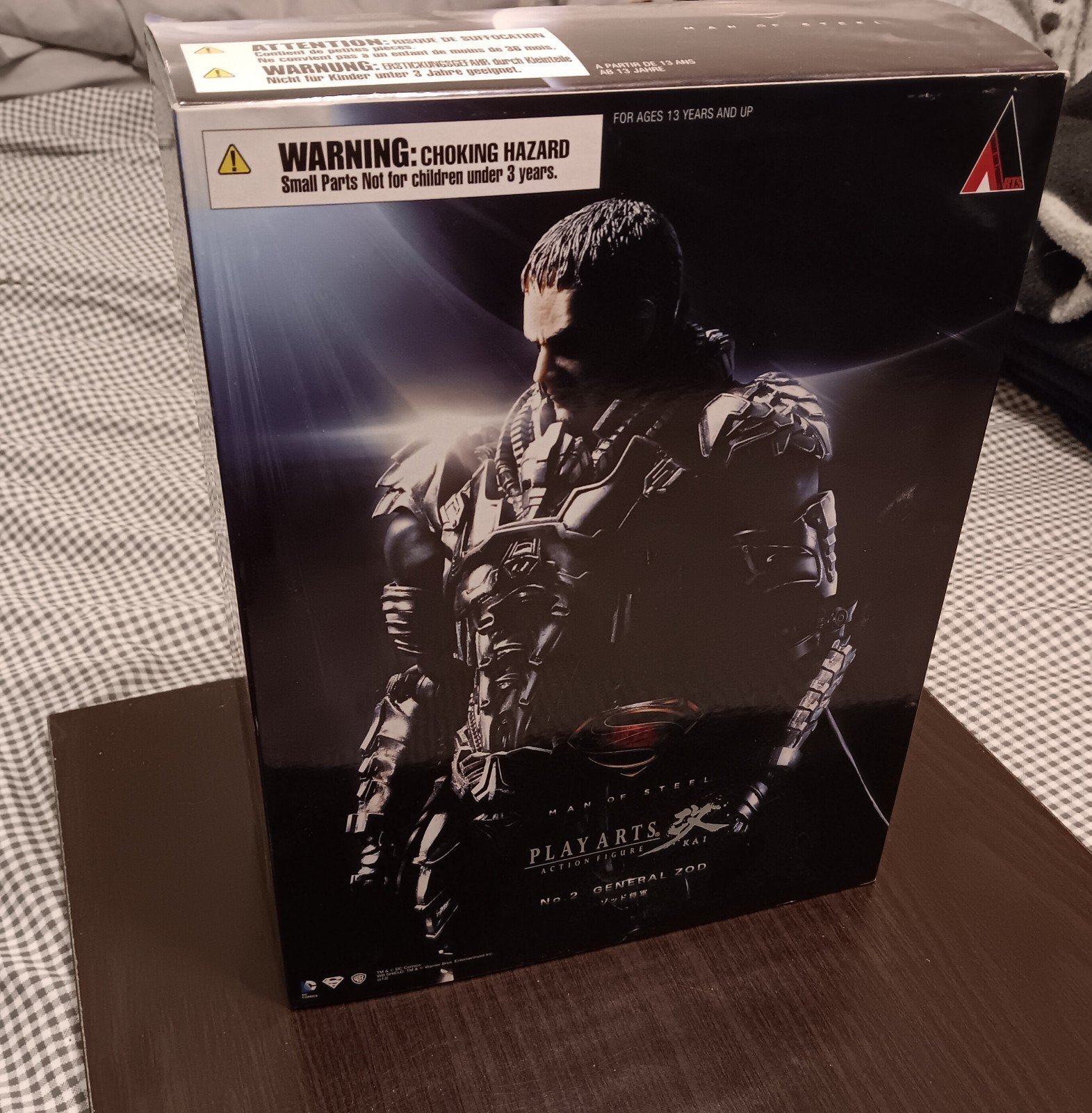 Play Arts Kai General Zod Man of Steel NIB (Sealed)