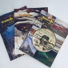 3 1968 Sante Fe Magazines Rare Railroad