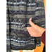 Y2K Coastal Grandma Geometric Nantucket Country Club Tapestry Jacket Blue 16W