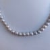Baroque freshwater pearl necklace gold plated , 18”