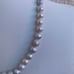 Baroque freshwater pearl necklace gold plated , 18”