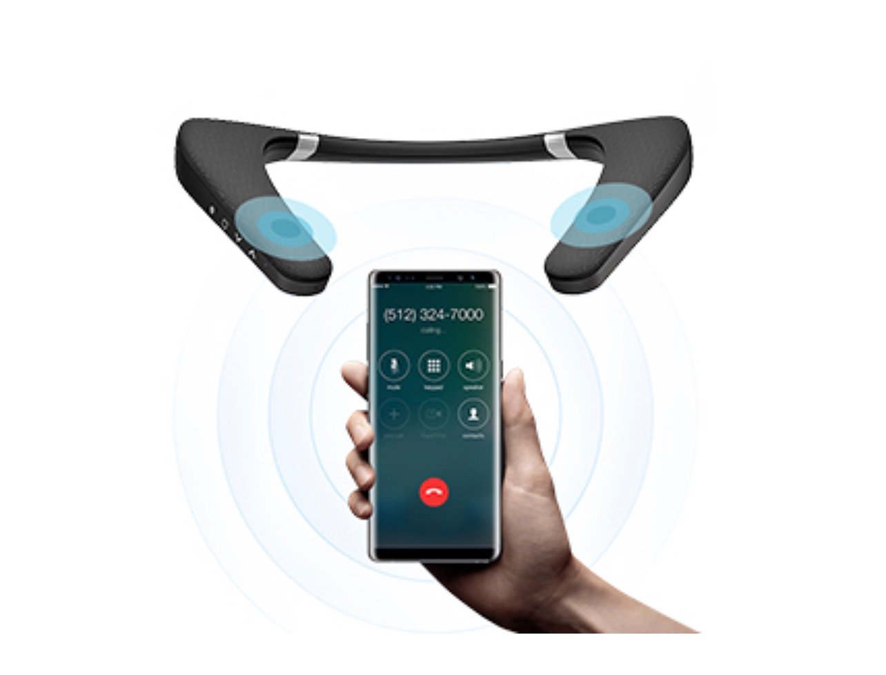 Boomerang Neckband Bluetooth Speaker