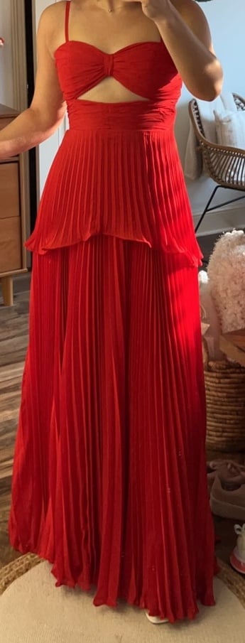 Red dress