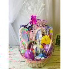 Polly Pocket themed 19 piece girls easter basket, filled easter basket