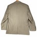 Pronto Uomo 44L Men Sport Coat Tan Beige Super 120s Wool Single Breast Nailhead