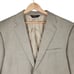 Pronto Uomo 44L Men Sport Coat Tan Beige Super 120s Wool Single Breast Nailhead