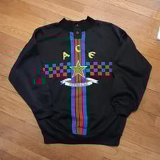 NEW WITH TAGS Jordache Vintage 80's 90's Black Graphic Sweatshirt Size 20W-40