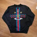 NEW WITH TAGS Jordache Vintage 80's 90's Black Graphic Sweatshirt Size 20W-40