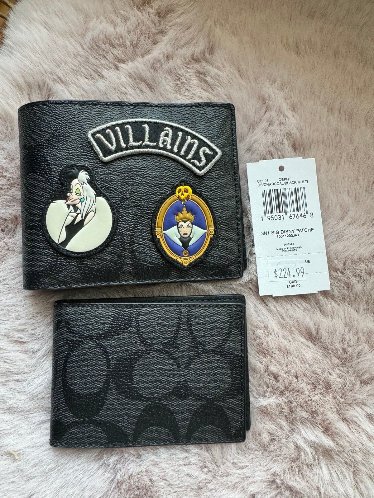 Coach Disney X Coach 3 In 1 Wallet In Signature Canvas With Patches