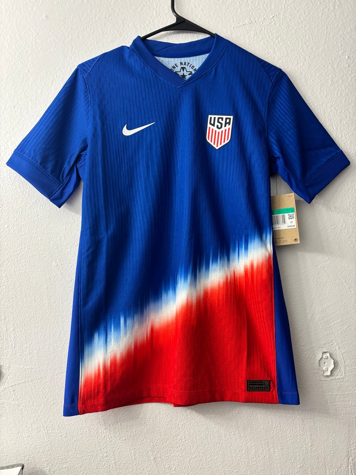 Nike USMNT Team USA 2024 Vapor Match Jersey Youth Size XL/ Women’s Size Medium