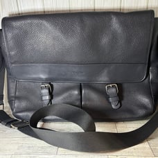 Coach Henry Messenger in Pebble Leather F54149 Navy Blue