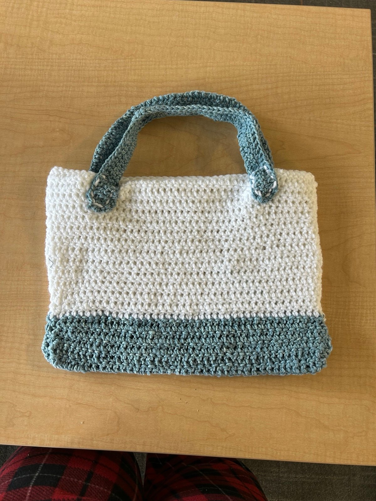 Hand Crocheted Laptop Bag