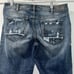 New Distressed Silver Sam Capri Size 14/L28 * Women's Blue Jeans