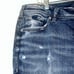 New Distressed Silver Sam Capri Size 14/L28 * Women's Blue Jeans