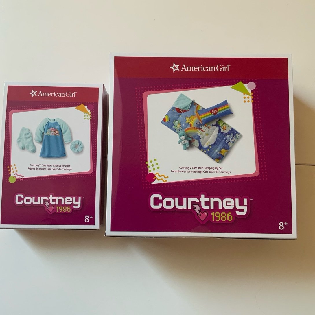 American Girl courtney care bear collab NIB