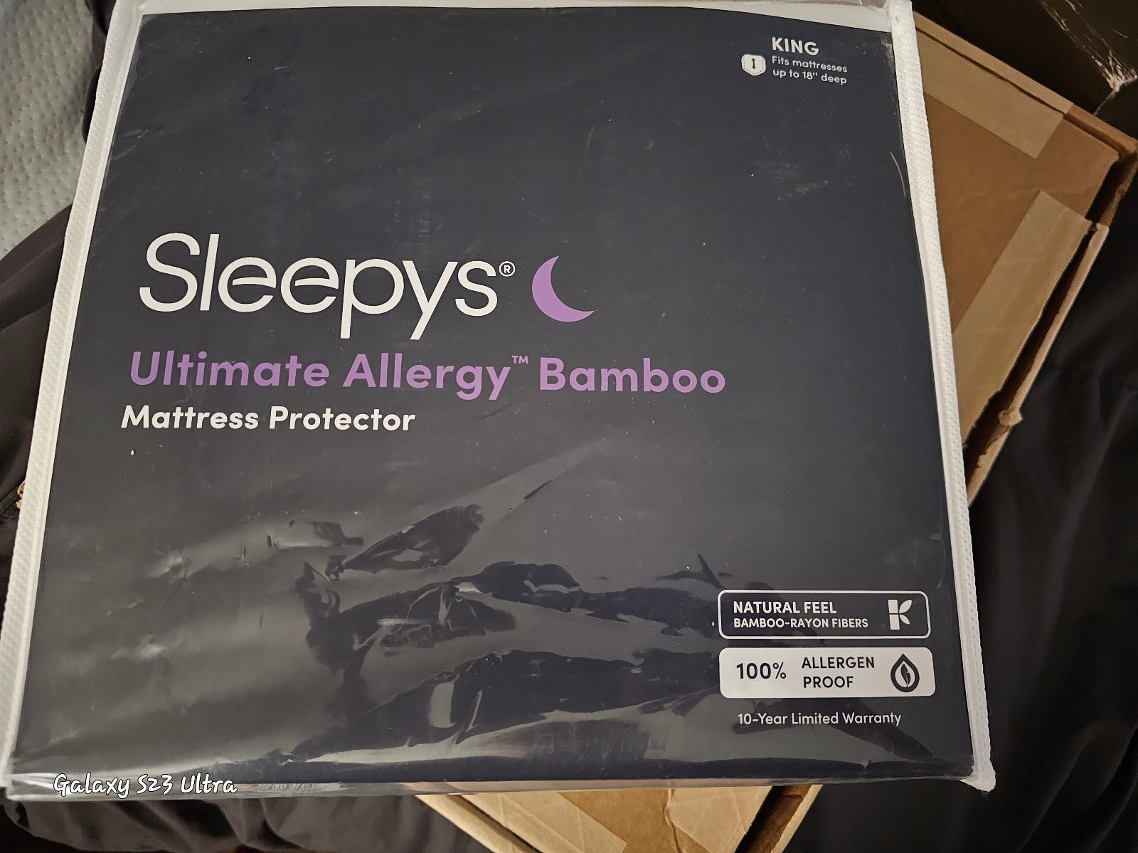 Brand new Sleepys King Mattress cover. Never opened.
