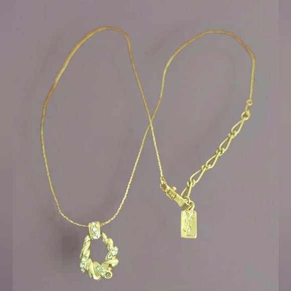 YSL Necklace 18 Inch 14k Plated