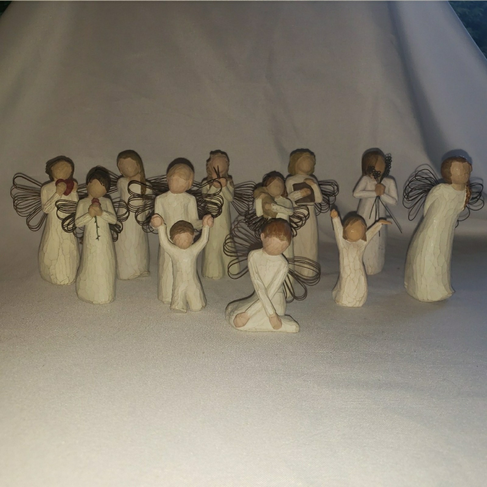 Set of 10 Willow tree Angels