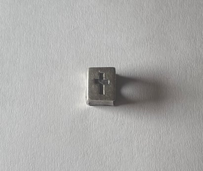 CHAMILIA STERLING BIBLE CROSS CHARM