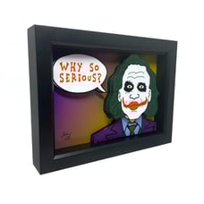 Heath Ledger Joker Dark Knight 3D Art